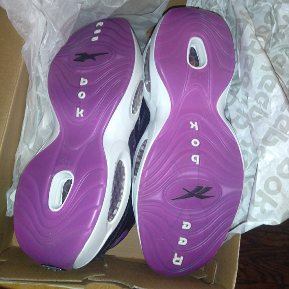 Reebok AI size 9 shoes purple and white - Picture 7 of 8